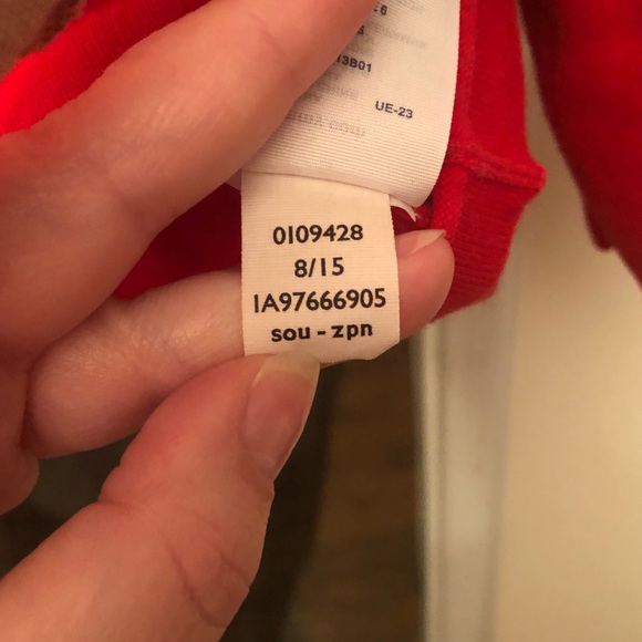 Tommy Hilfiger Red Vneck Stretch Sz XL - Picture 8 of 8